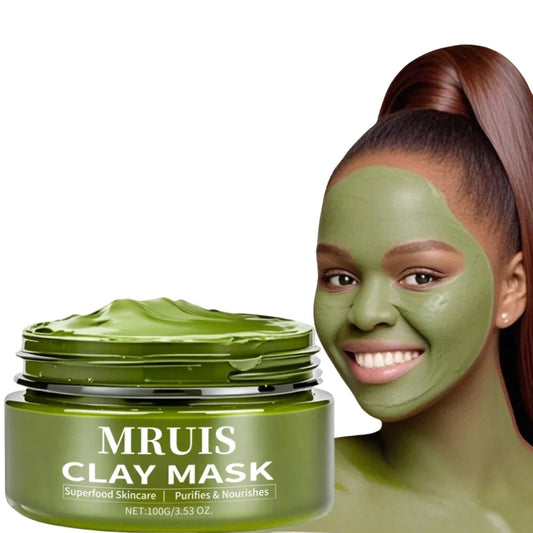 100% Organic Avocado Hydrating Skincare Detox Face Clay Mud Mask Organic Mask Deep Cleansing Clay Mud Mask for All Skin Type